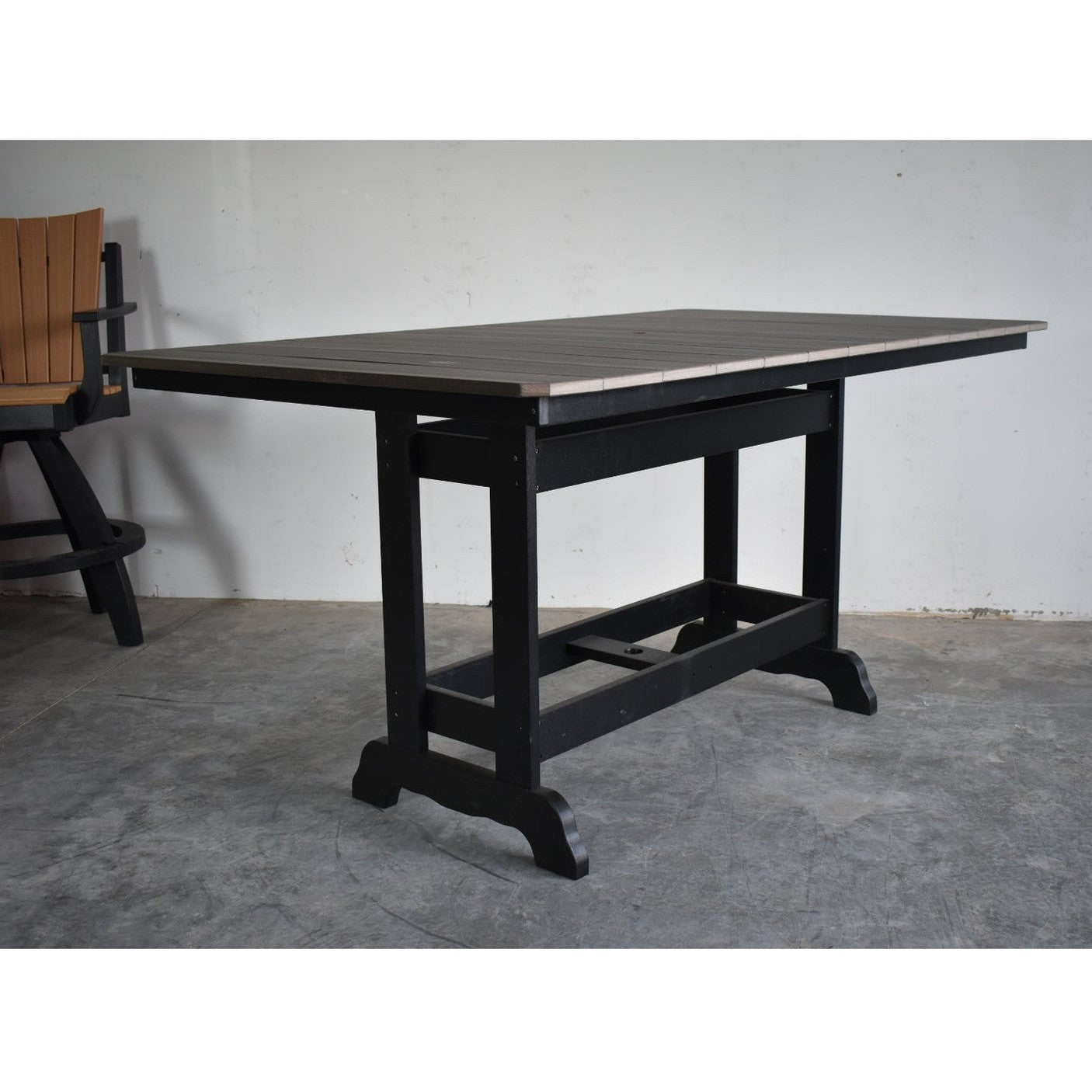 Eco Poly Rectangular Patio Table | Durable Weather Resistant Outdoor Use by Dutch Country Patio, LLC