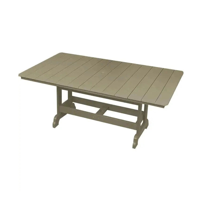 Eco Poly Rectangular Patio Table | Durable Weather Resistant Outdoor Use by Dutch Country Patio, LLC