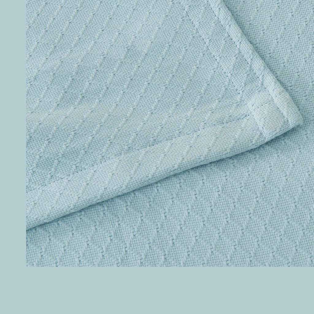 Egyptian Cotton Diamond Blanket by Mélange Home