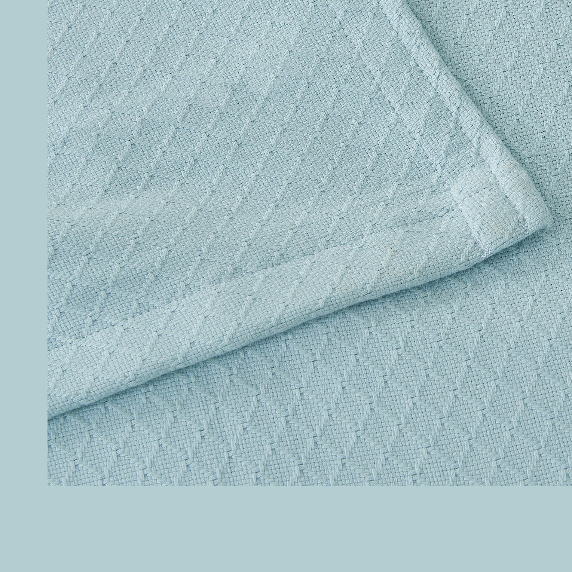 Egyptian Cotton Diamond Blanket by Mélange Home