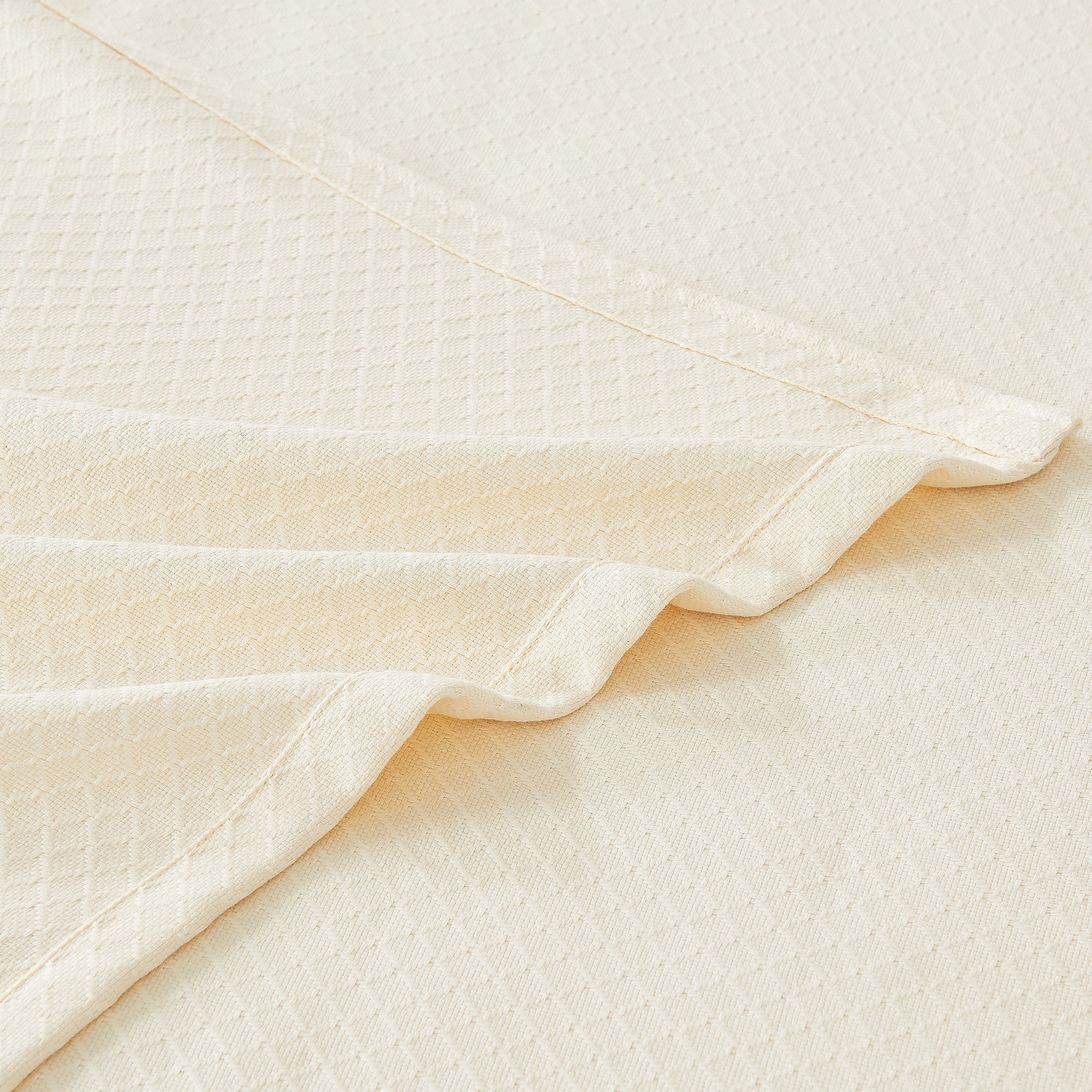 Egyptian Cotton Diamond Blanket by Mélange Home