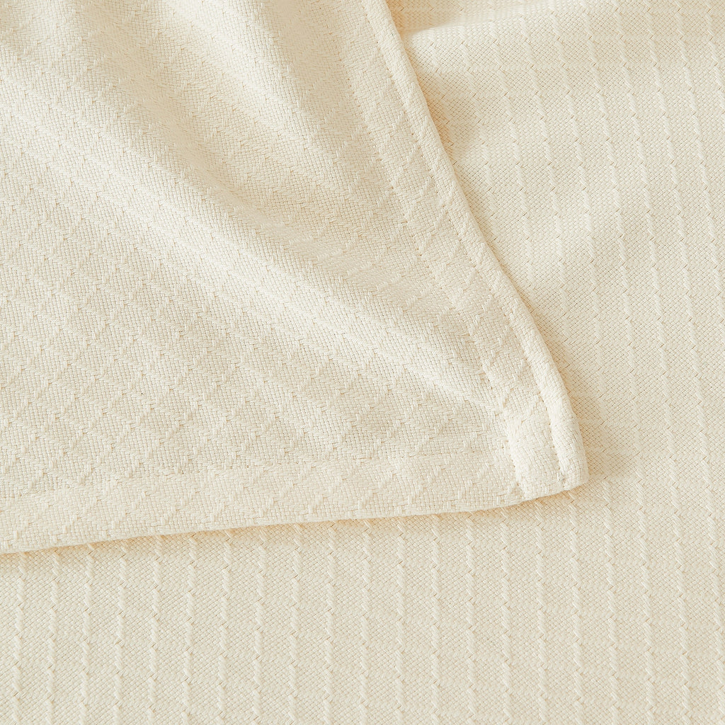 Egyptian Cotton Diamond Blanket by Mélange Home