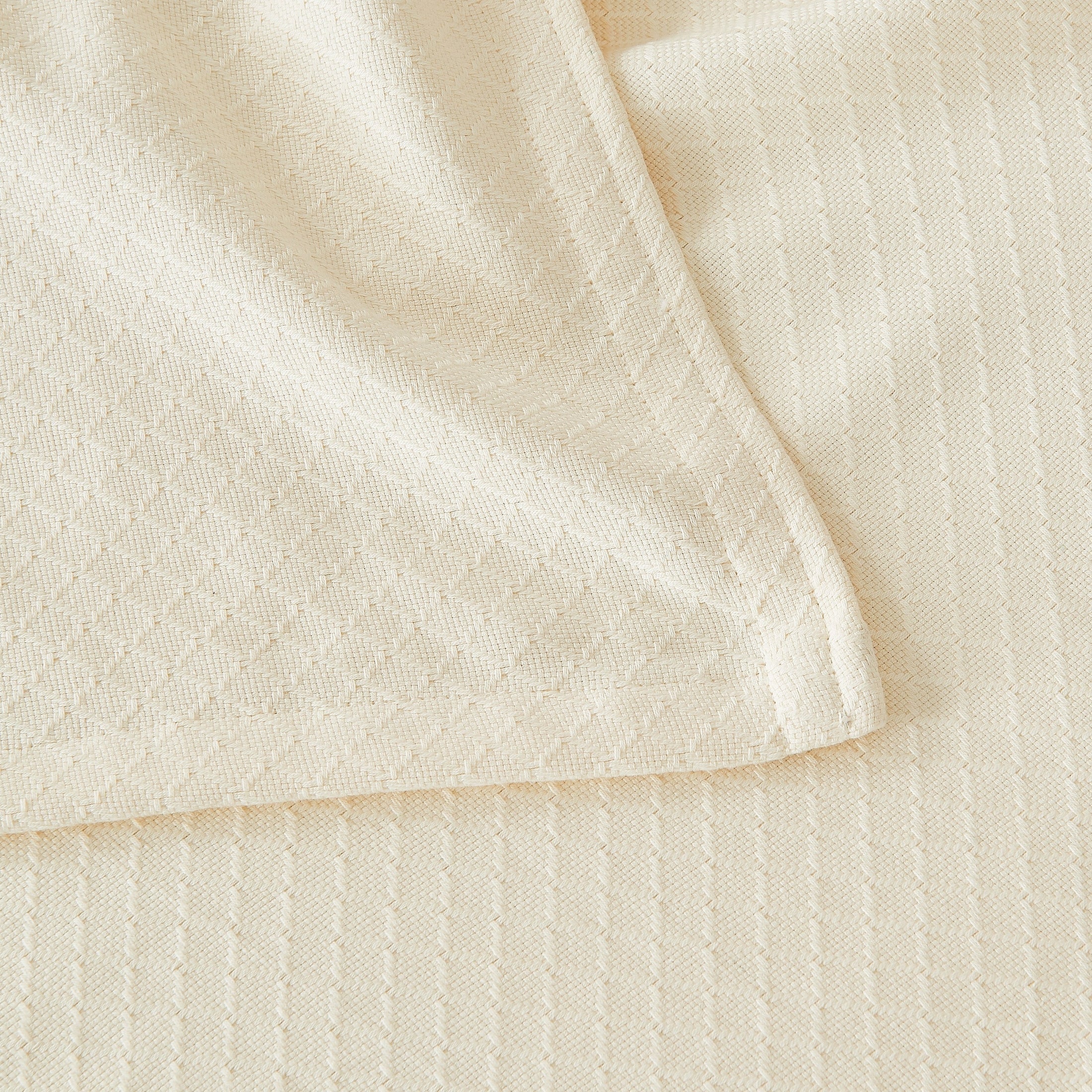 Egyptian Cotton Diamond Blanket by Mélange Home