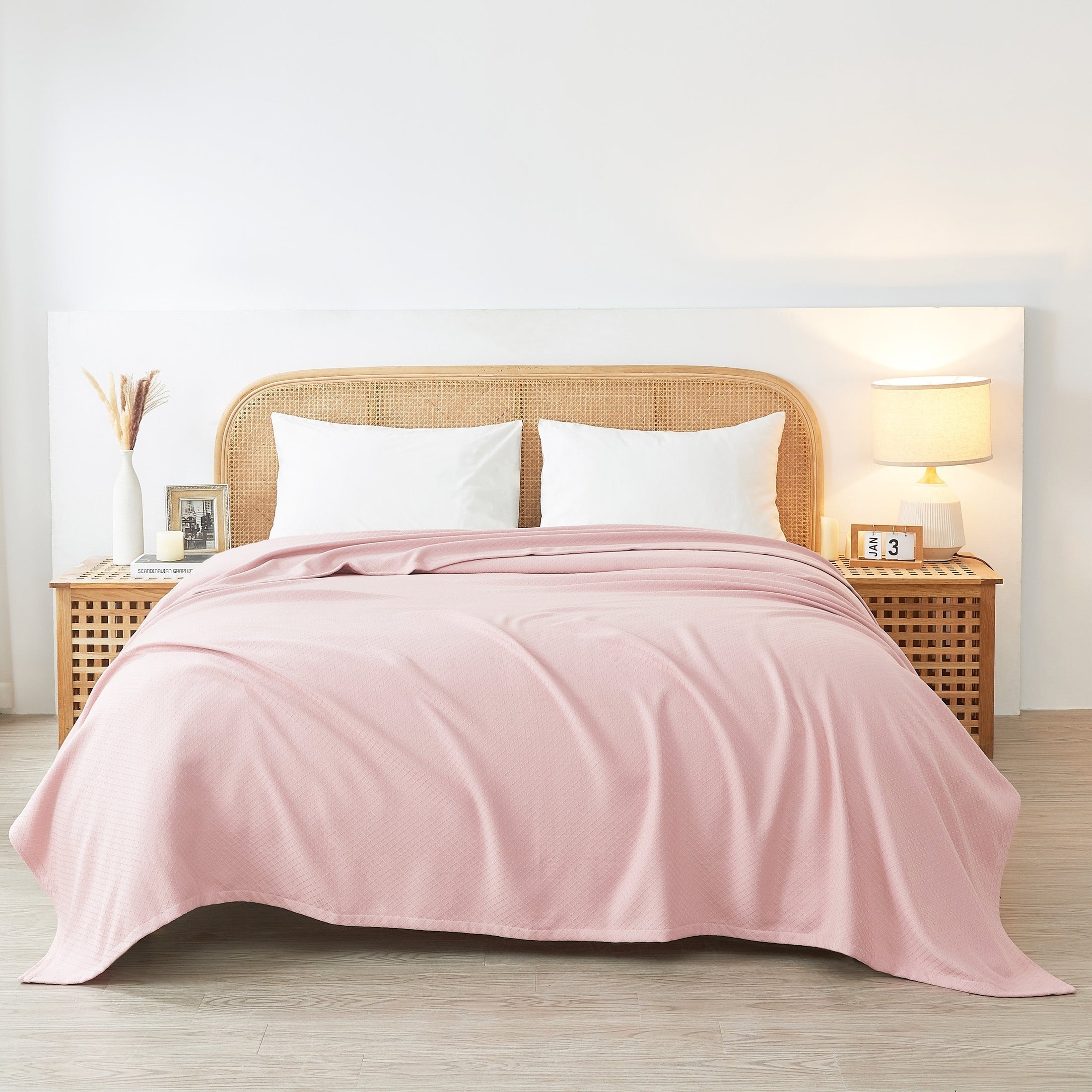 Egyptian Cotton Diamond Blanket by Mélange Home