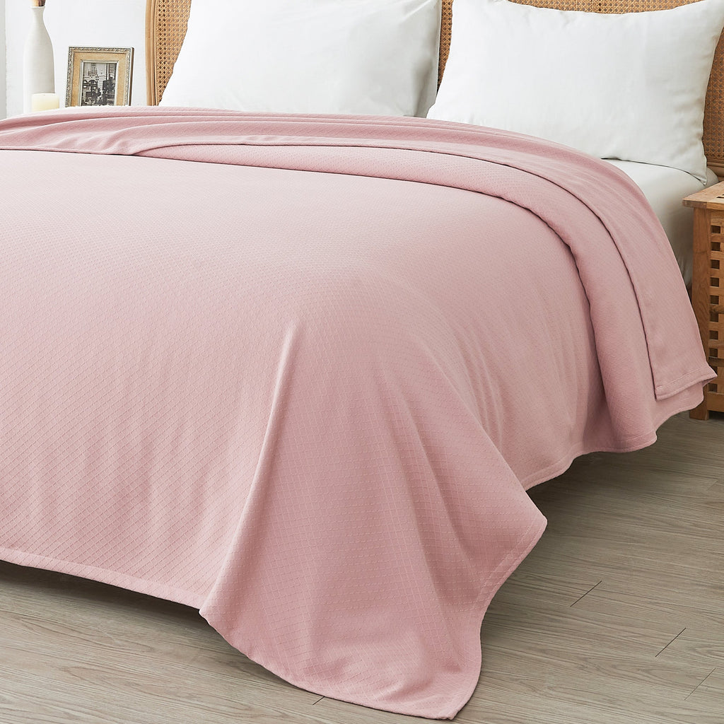Egyptian Cotton Diamond Blanket by Mélange Home