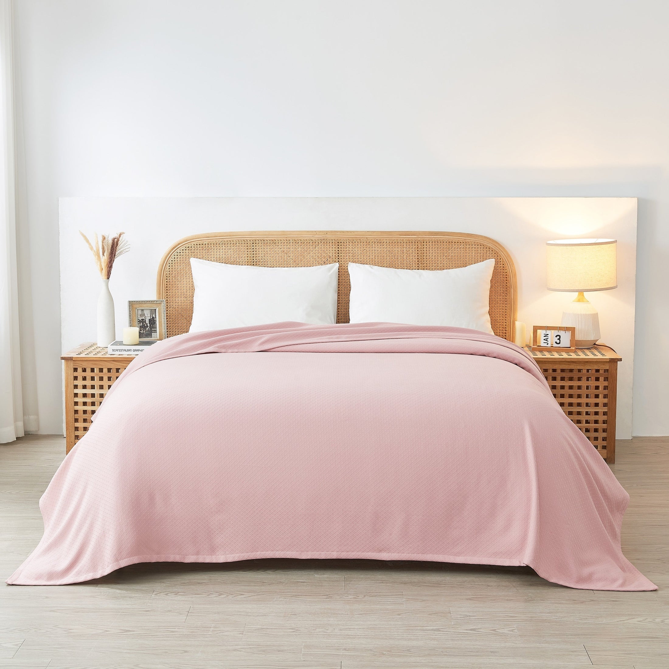 Egyptian Cotton Diamond Blanket by Mélange Home