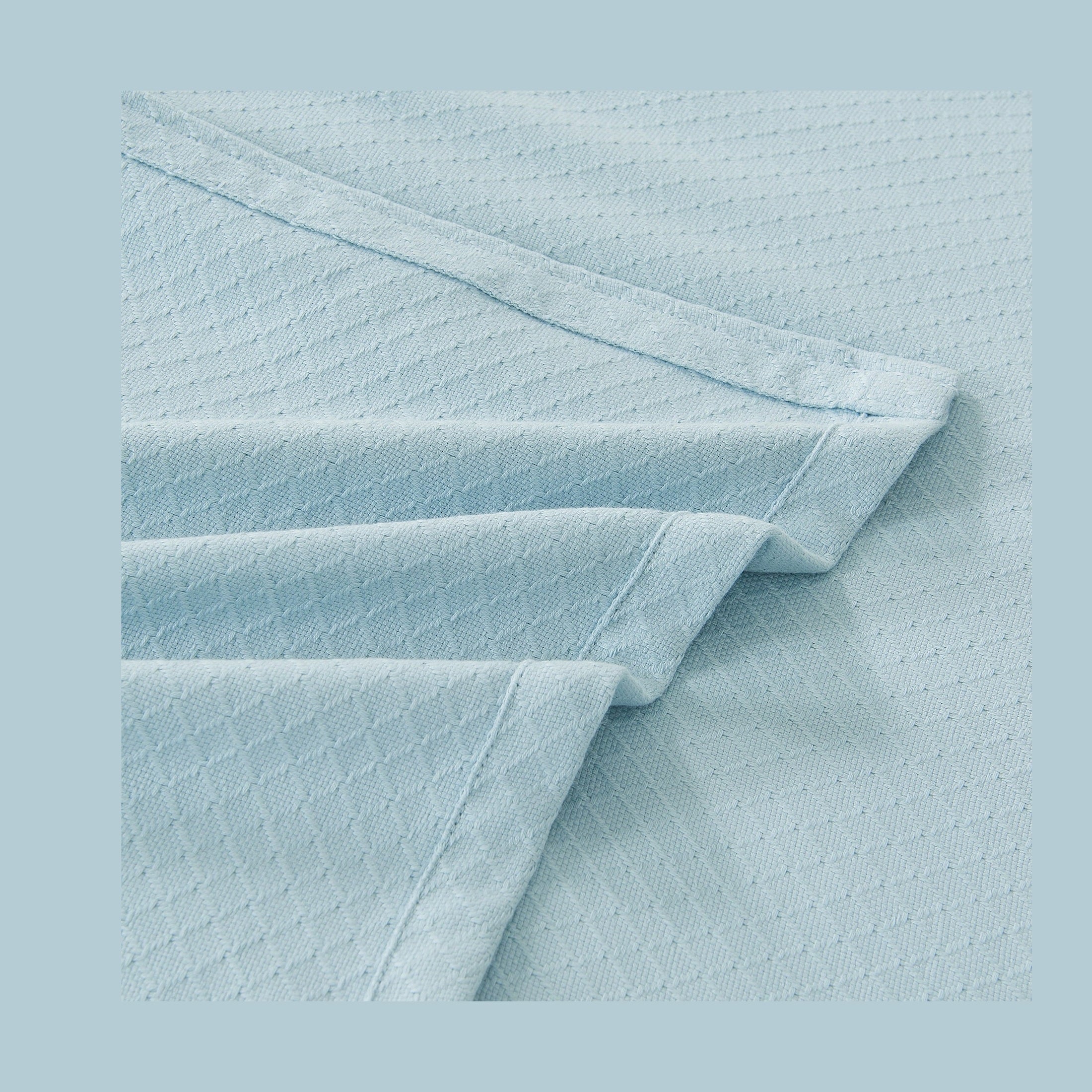 Egyptian Cotton Diamond Blanket by Mélange Home
