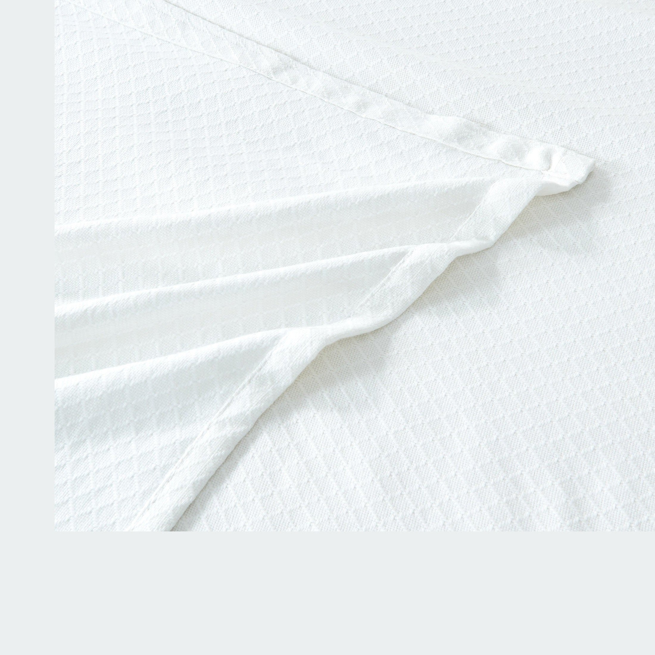 Egyptian Cotton Diamond Blanket by Mélange Home