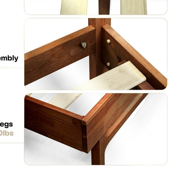 Elara Solid Wood Bed Frame