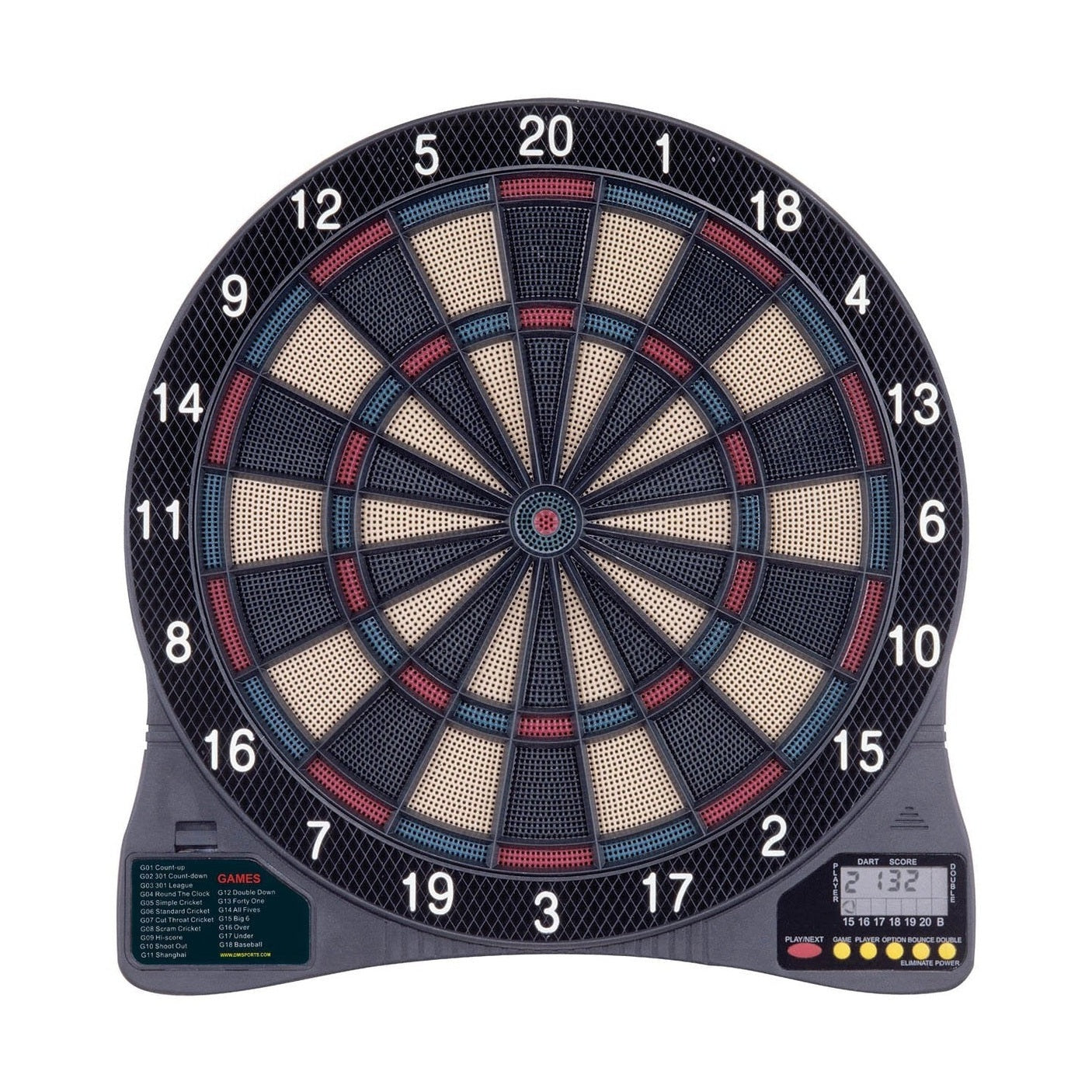 Electronic Dartboard With Soft Tip Darts And 18 Games by HomePacific