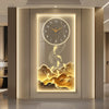 Elegant Crystal Glow LED Wall Clock | Dlight Decor