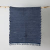 Riverweave Navy Blue Hand-Loomed Cotton Mat