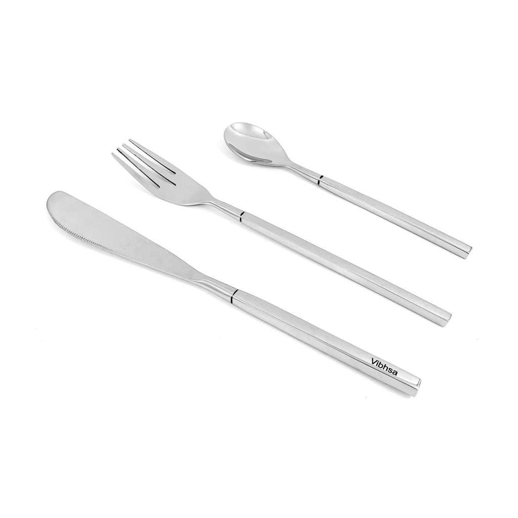 Elegant Matte Flatware Set Dining Everyday | Vibhsa