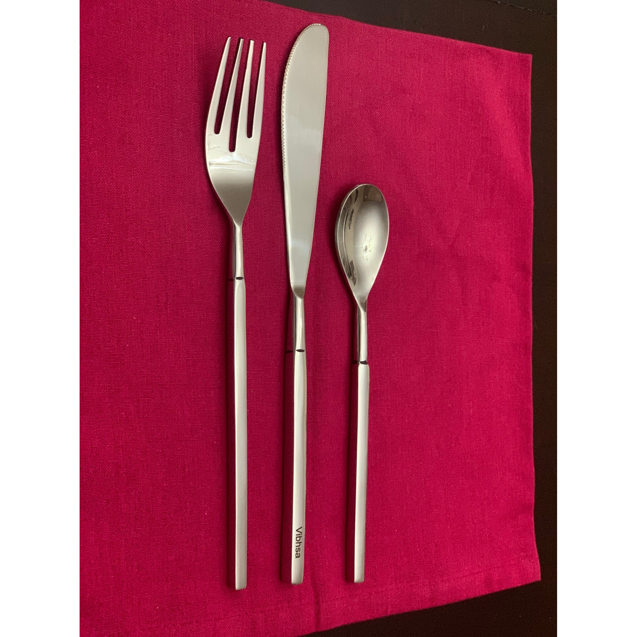 Elegant Matte Flatware Set Dining Everyday | Vibhsa