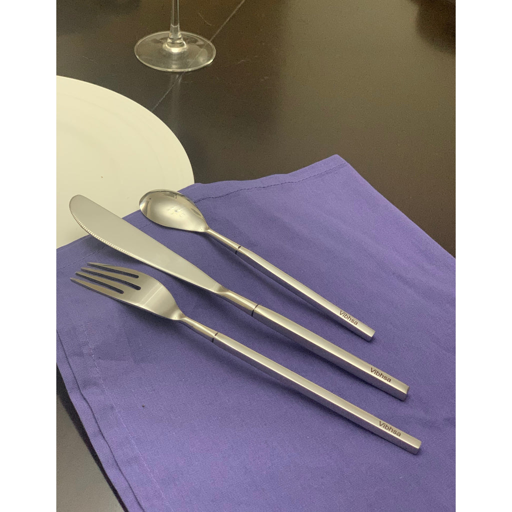 Elegant Matte Flatware Set Dining Everyday | Vibhsa