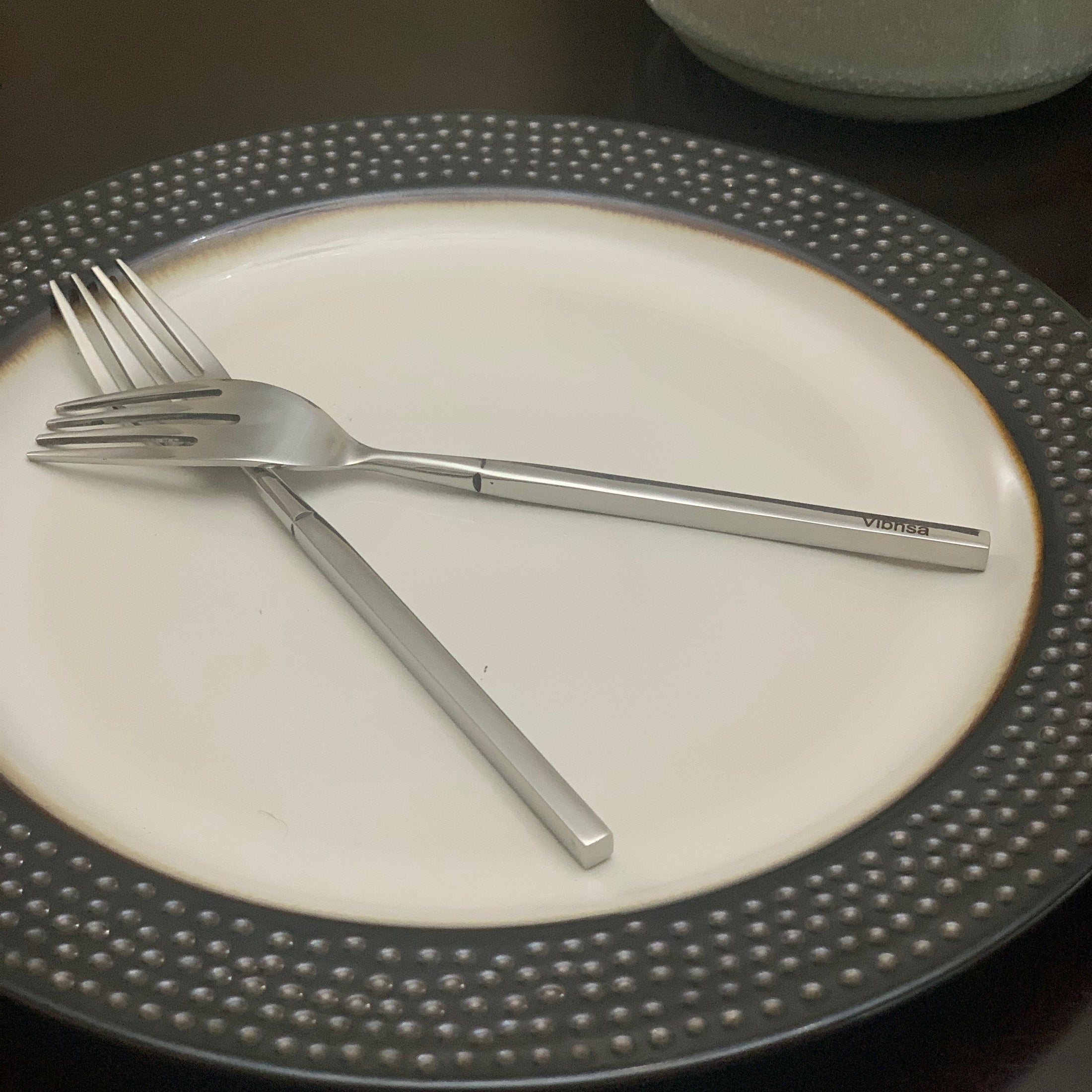 Elegant Modern Stainless Steel Flatware Set | Vibhsa