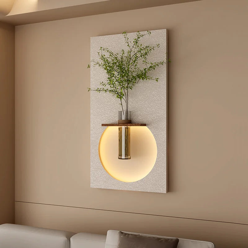 Elegant Radiant Sandstone Vase Wall Lamp | Dlight Decor