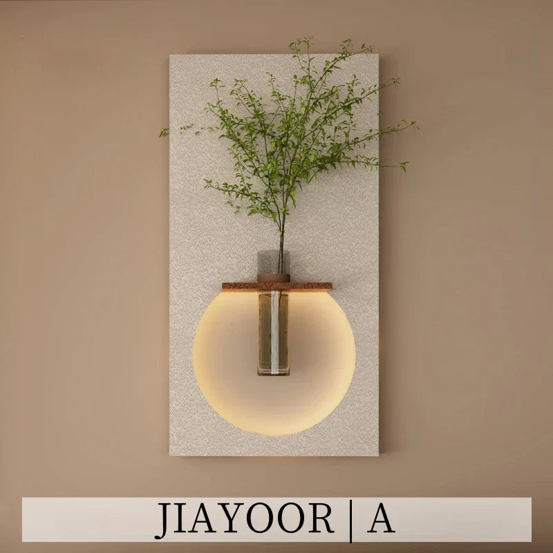 Elegant Radiant Sandstone Vase Wall Lamp | Dlight Decor