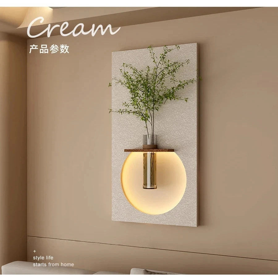 Elegant Radiant Sandstone Vase Wall Lamp | Dlight Decor