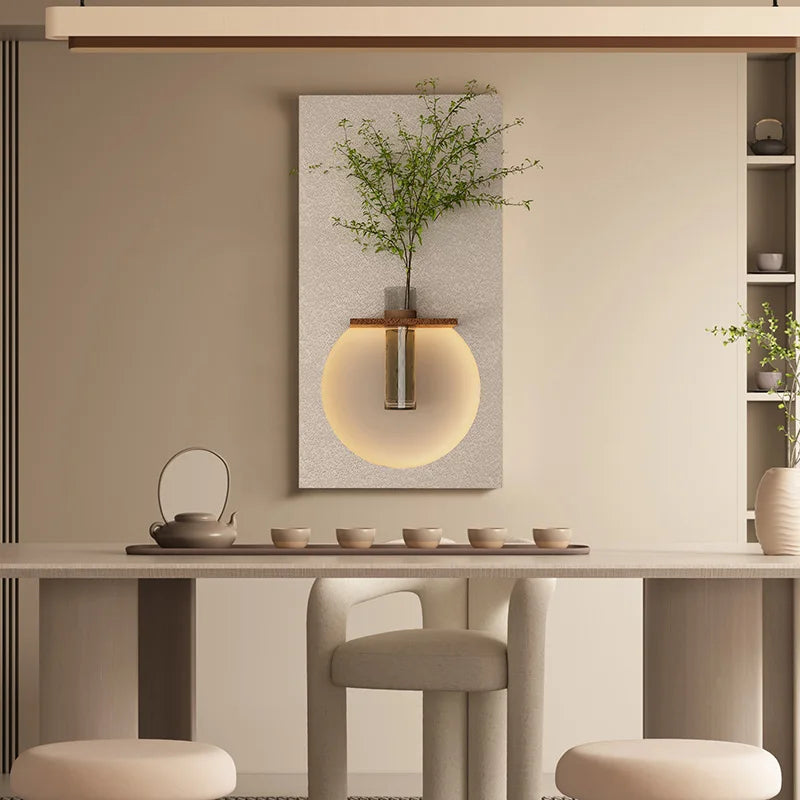 Elegant Radiant Sandstone Vase Wall Lamp | Dlight Decor