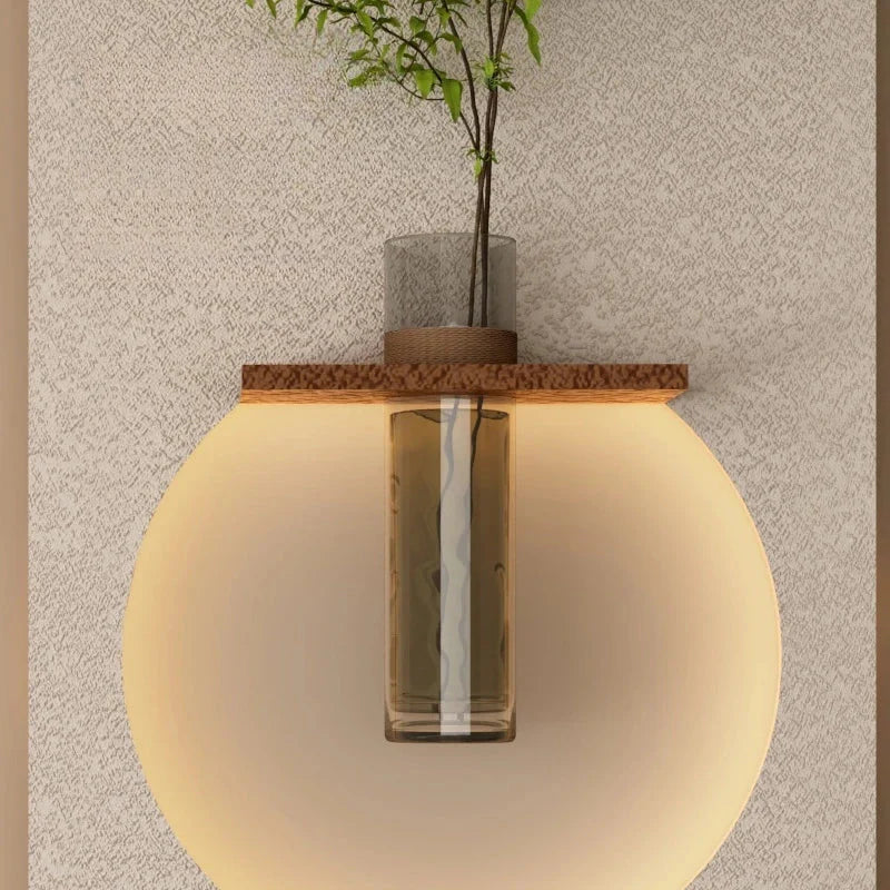 Elegant Radiant Sandstone Vase Wall Lamp | Dlight Decor