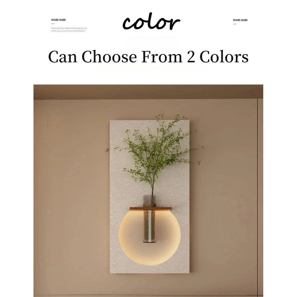 Elegant Radiant Sandstone Vase Wall Lamp | Dlight Decor