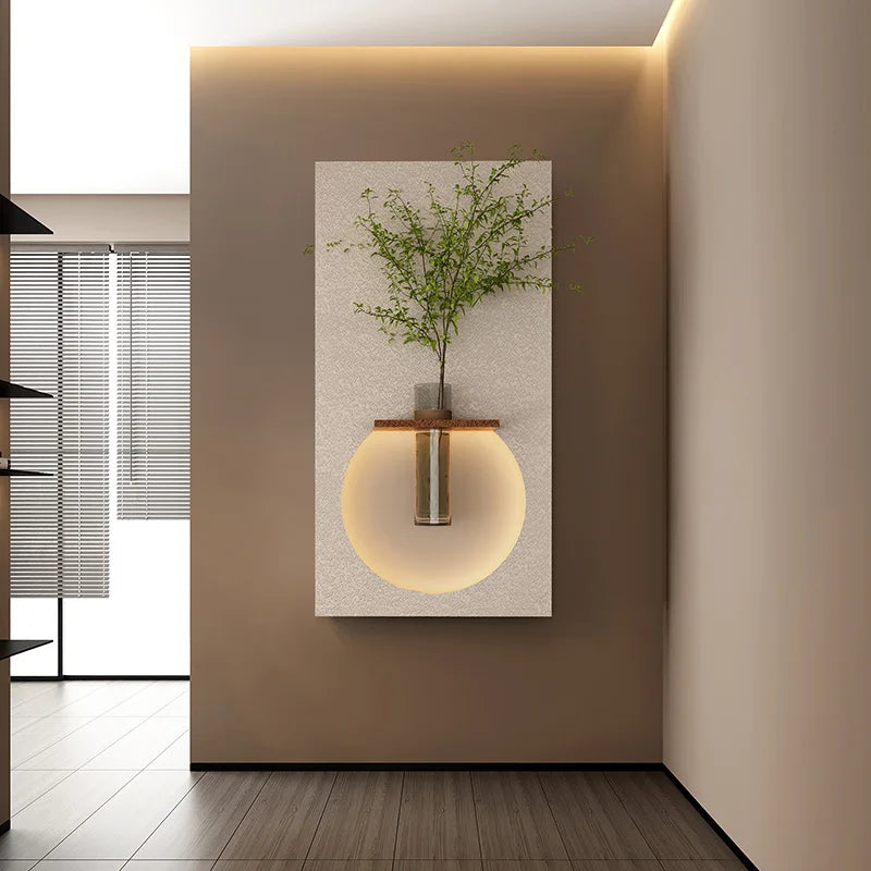 Elegant Radiant Sandstone Vase Wall Lamp | Dlight Decor