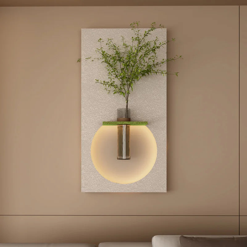 Elegant Radiant Sandstone Vase Wall Lamp | Dlight Decor