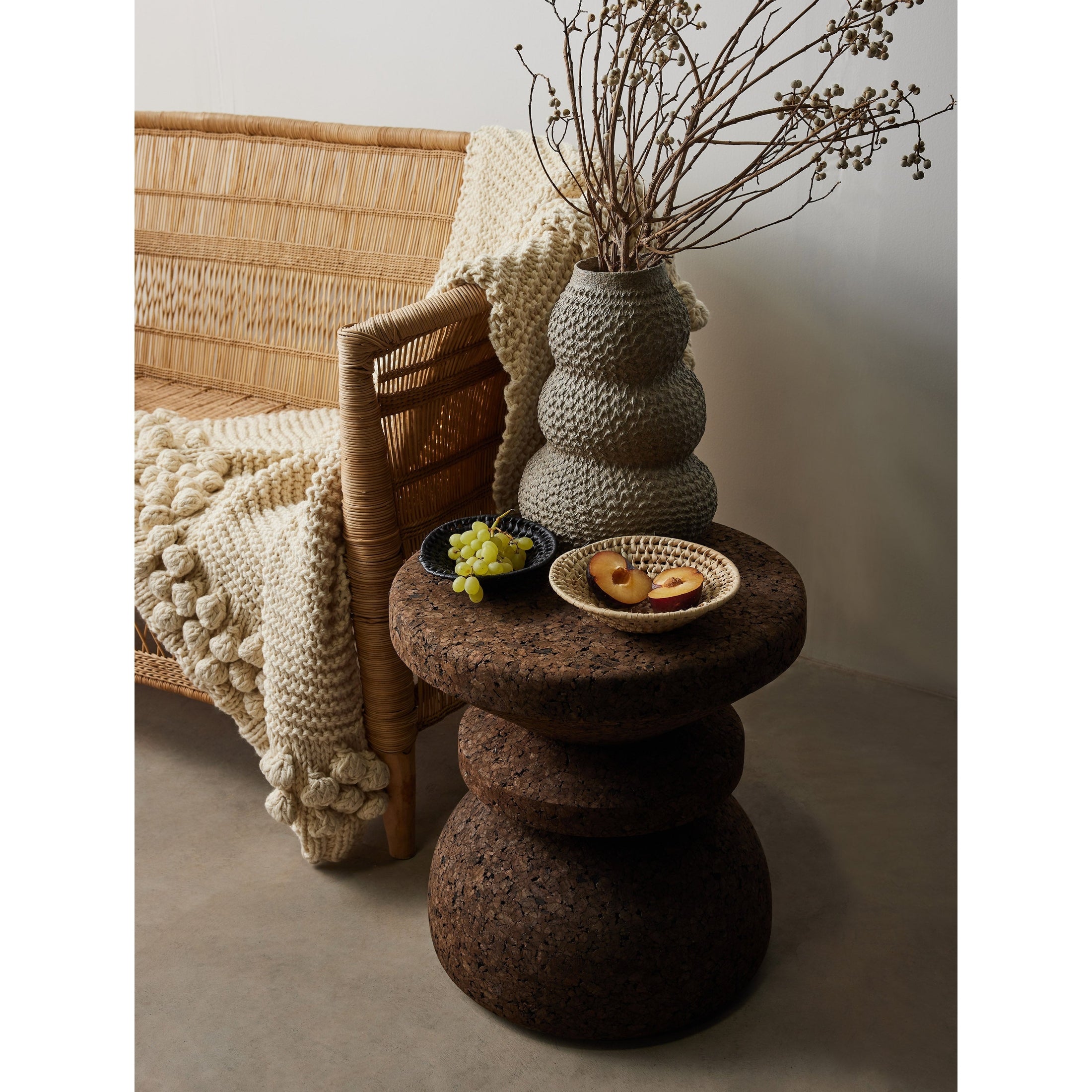 Eluka Black Nesting Snack Basket Set of 4
