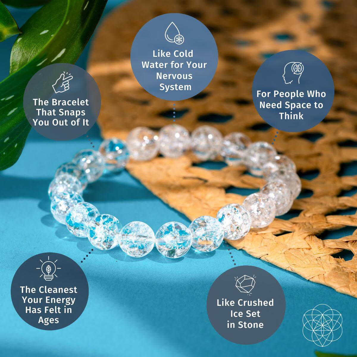 Emotional Ice Quartz Crystal Bracelet | Conscious Items