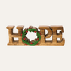 Endless Hope – Handmade Wooden Sculpture, Artistic Symbol of Faith and Light