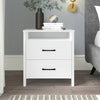 Engineered Wood Bedside Table 2-Drawer | HomePacific