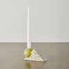 Equilibrium Bright Green & Pink Terrazzo Taper Candle Holder