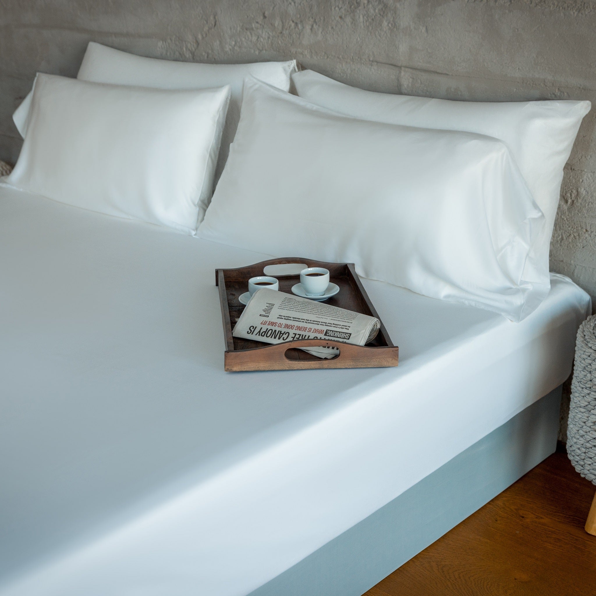 Eucalyptus Silk Sheets For Cooling Breathable Comfort by ecobrands®