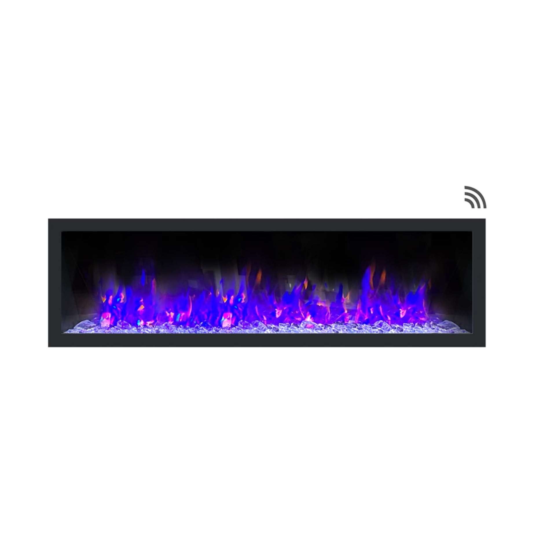 Extraordinary Hyperfunctional Rectilinear Electric Fireplace FrontFacing | SAKSBY WHOLESALE