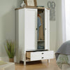 Farmhouse Bedroom Armoire Cabinet With Drawer | Enhanced Storage by HomePacific