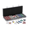 Fat Cat Bling Poker Chip Set, 2ct Acrylic Chip Trays by C.P.Dean Company