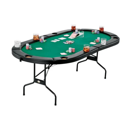 Fat Cat Folding Texas Hold'Em Table by C.P.Dean Company