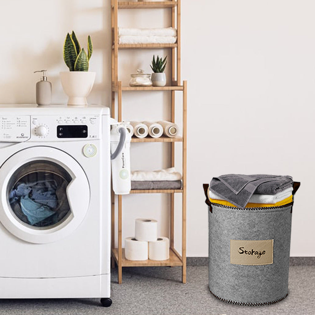 Felt Laundry Hampers Set of 3 | Decozen Durable Storage