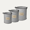 Felt Laundry Hampers Set of 3 | Decozen Durable Storage