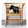 Felted Wool Zebra Throw Pillow