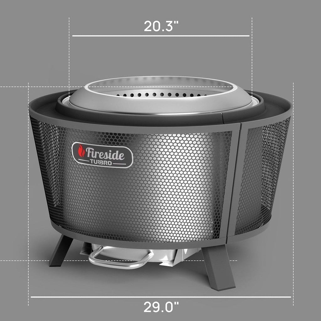 Fireside Pluto R29 Outdoor Fire Pit - Painted Black