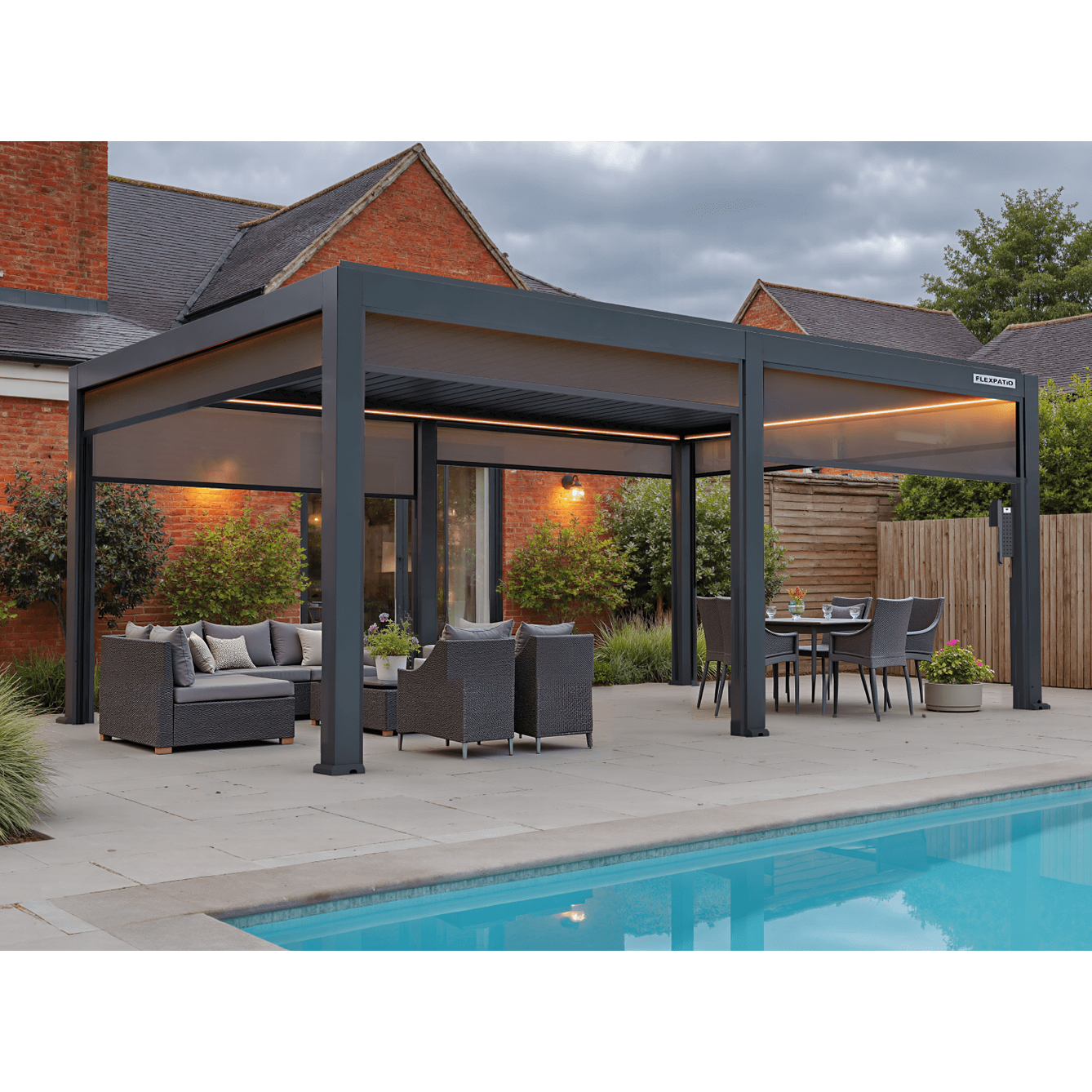 FlexPatio POWER+ Motorized Pergola