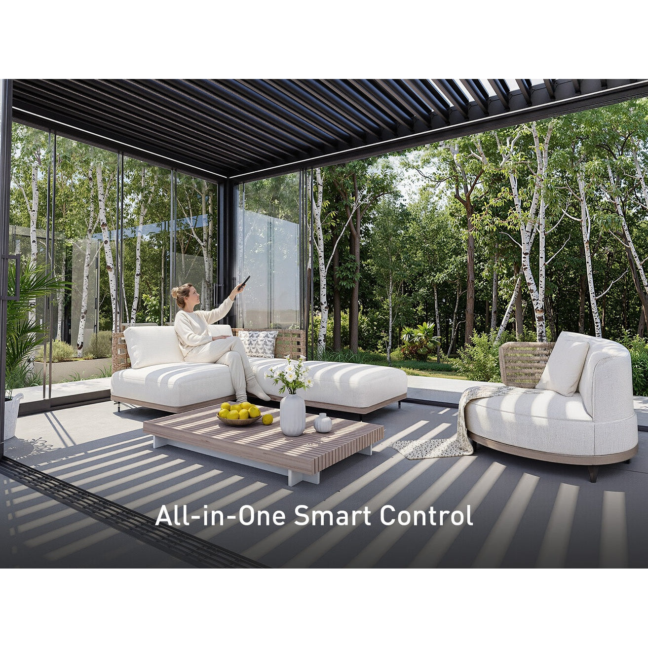 FlexPatio POWER+ Motorized Pergola