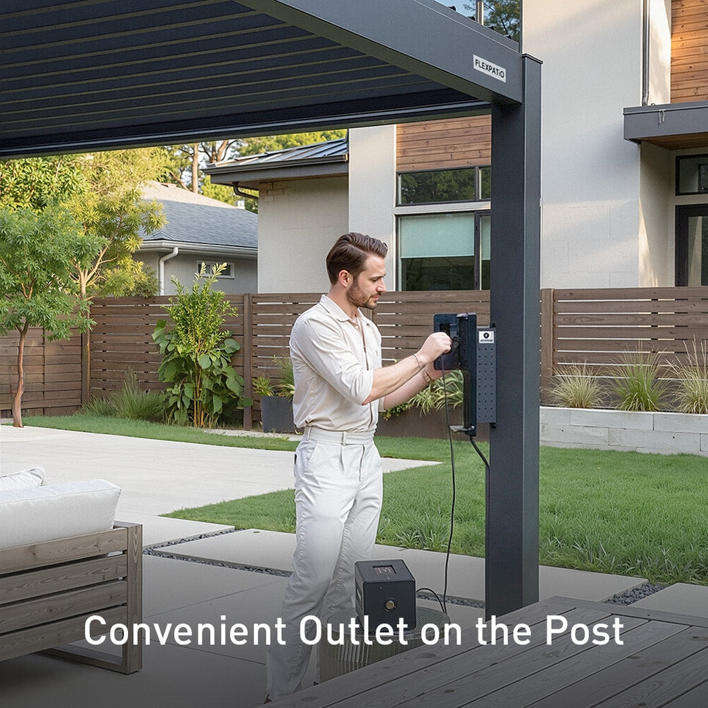 FlexPatio POWER+ Motorized Pergola