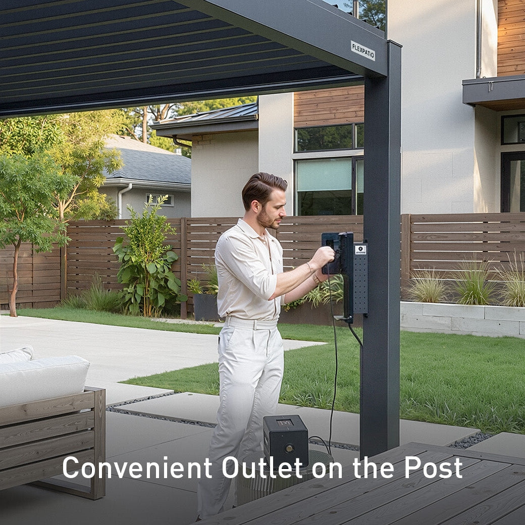 FlexPatio POWER+ Motorized Pergola