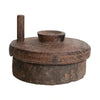 Found Reclaimed Wood Spice Grinder with Lid – Decorative Accent