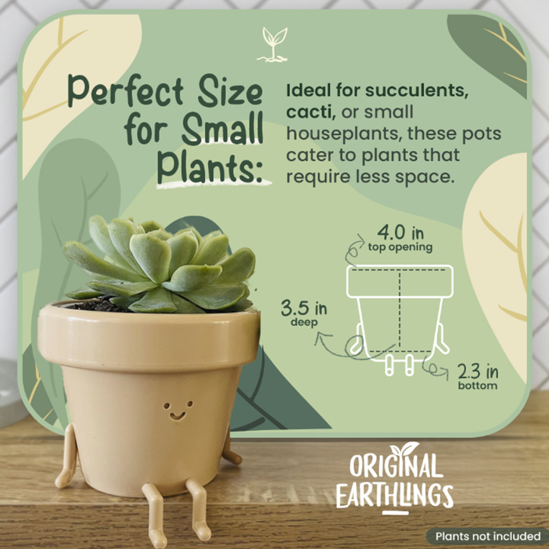 Frankie: Sitting Plant Pot by originalearthlings