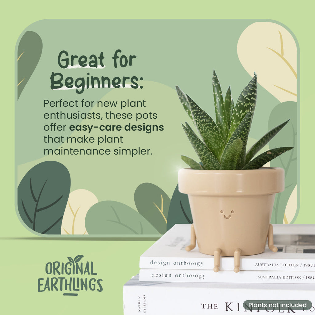 Frankie: Sitting Plant Pot by originalearthlings