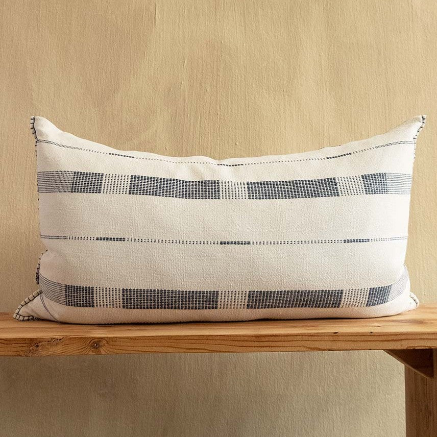 Fulcrum Ink Oversized Cotton Lumbar Pillow